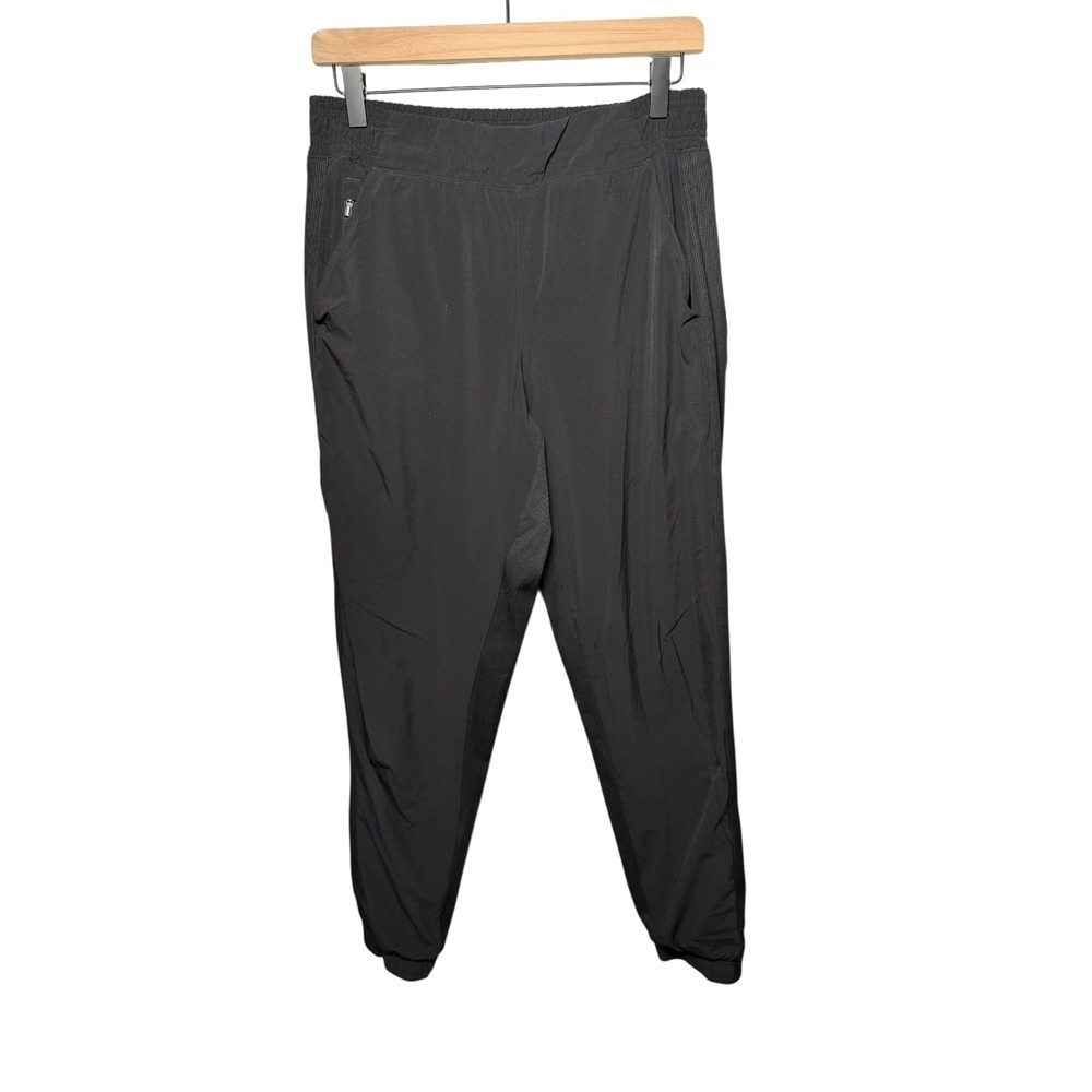 ATHLETA Brooklyn Lined Jogger Pants Black 631612 Women's Size 6 Commute Travel - Picture 2 of 9